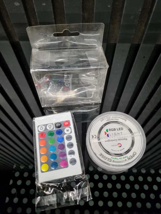 آرجی بی لامپ کف شیشه قلیان برند RGB LED کنترل دار- ال ای دی کنترلی