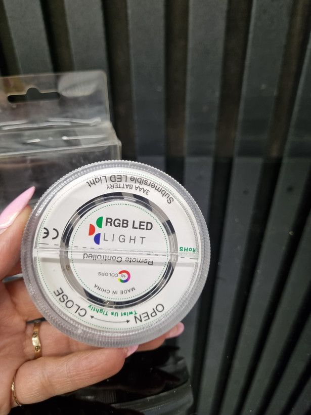 آرجی بی لامپ کف شیشه قلیان برند RGB LED کنترل دار- ال ای دی کنترلی