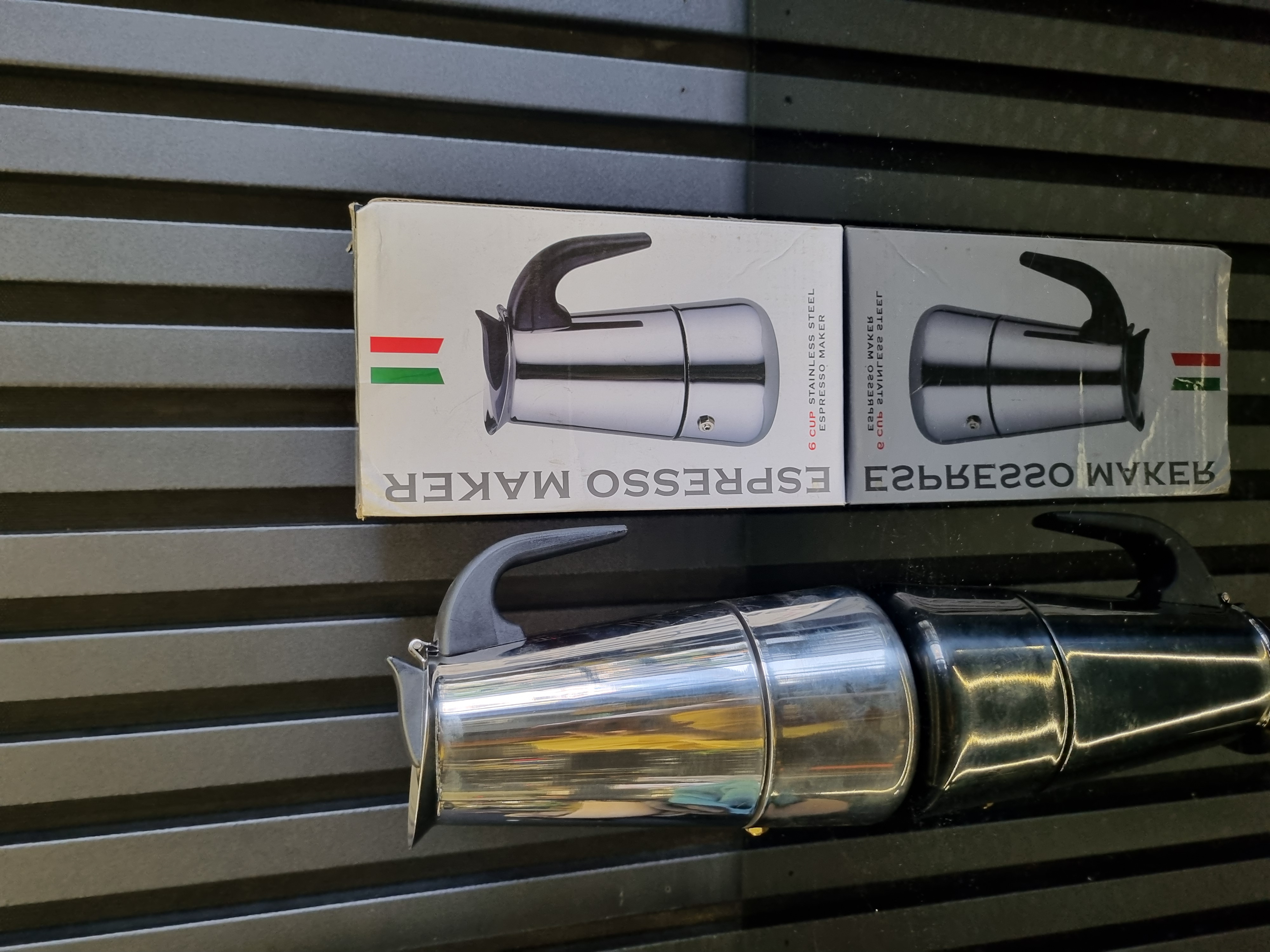 موکاپات استیل 6 کاپ برند ESPERESSO MAKER