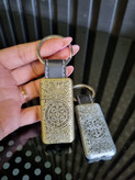 فندک جاسوئیچی سنگی برنجی و سیلور مات