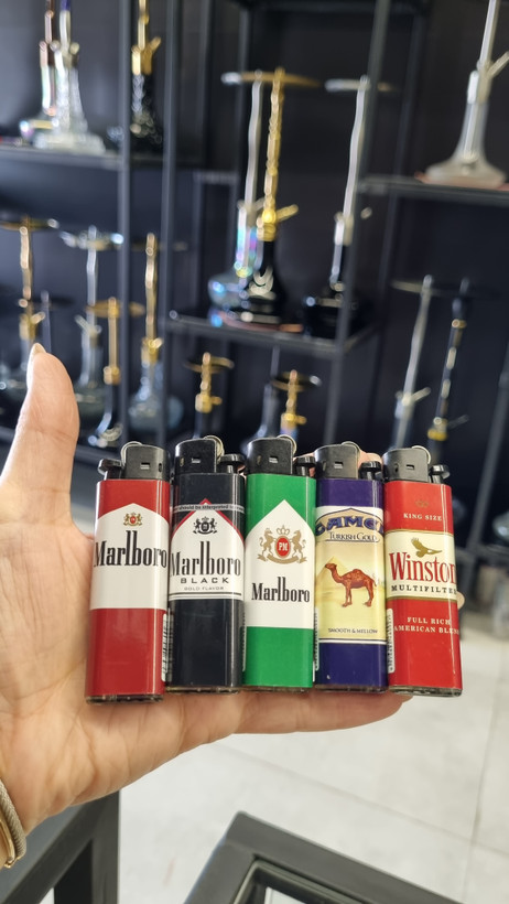 فندک سنگی طرح برند سیگارها