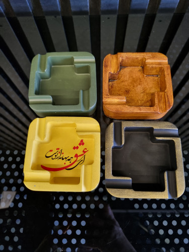 زیرسیگاری برند Decoshahrzad جنس سنگ مصنوعی