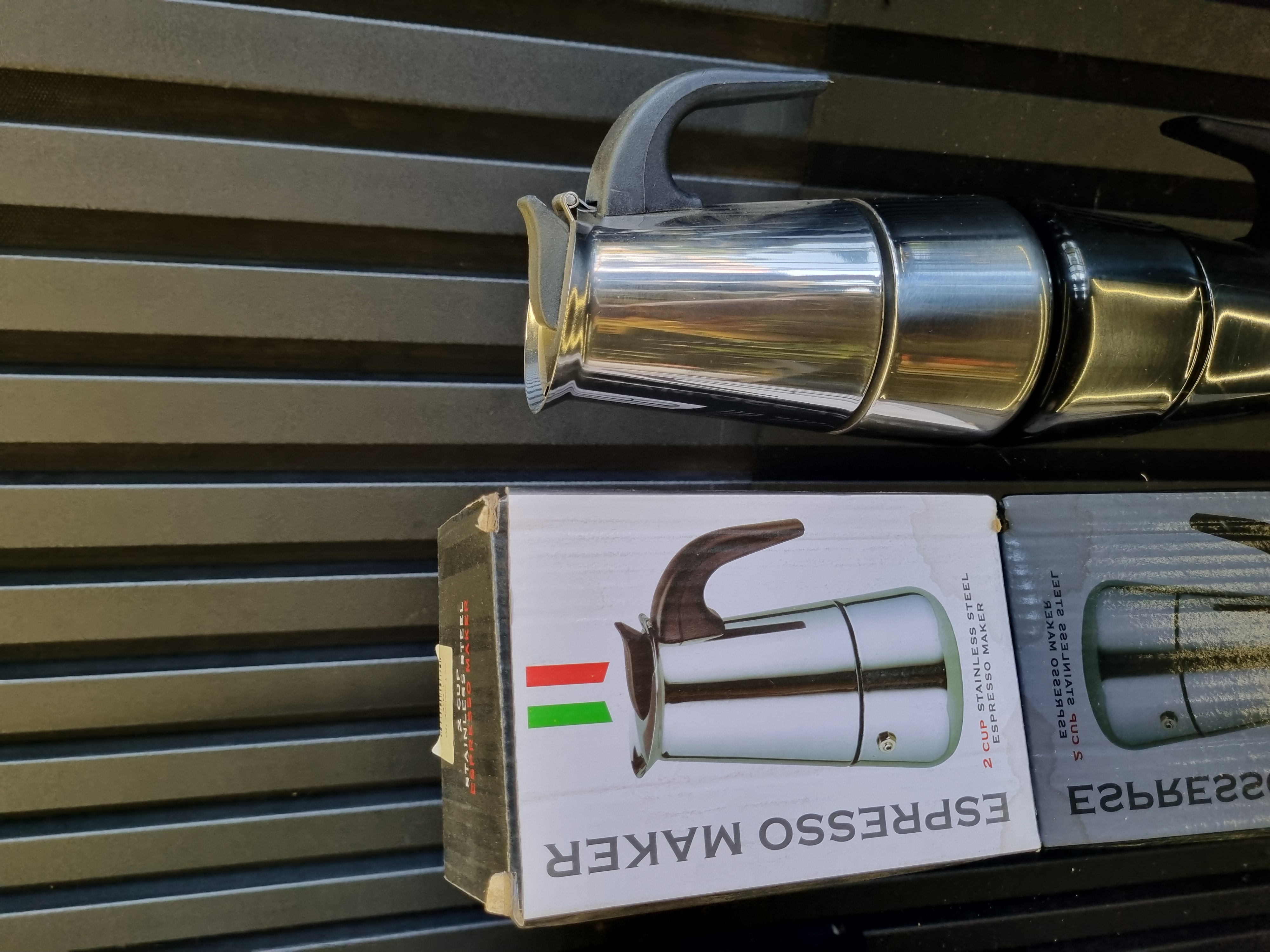 موکاپات استیل 2 کاپ برند ESPERESSO MAKER