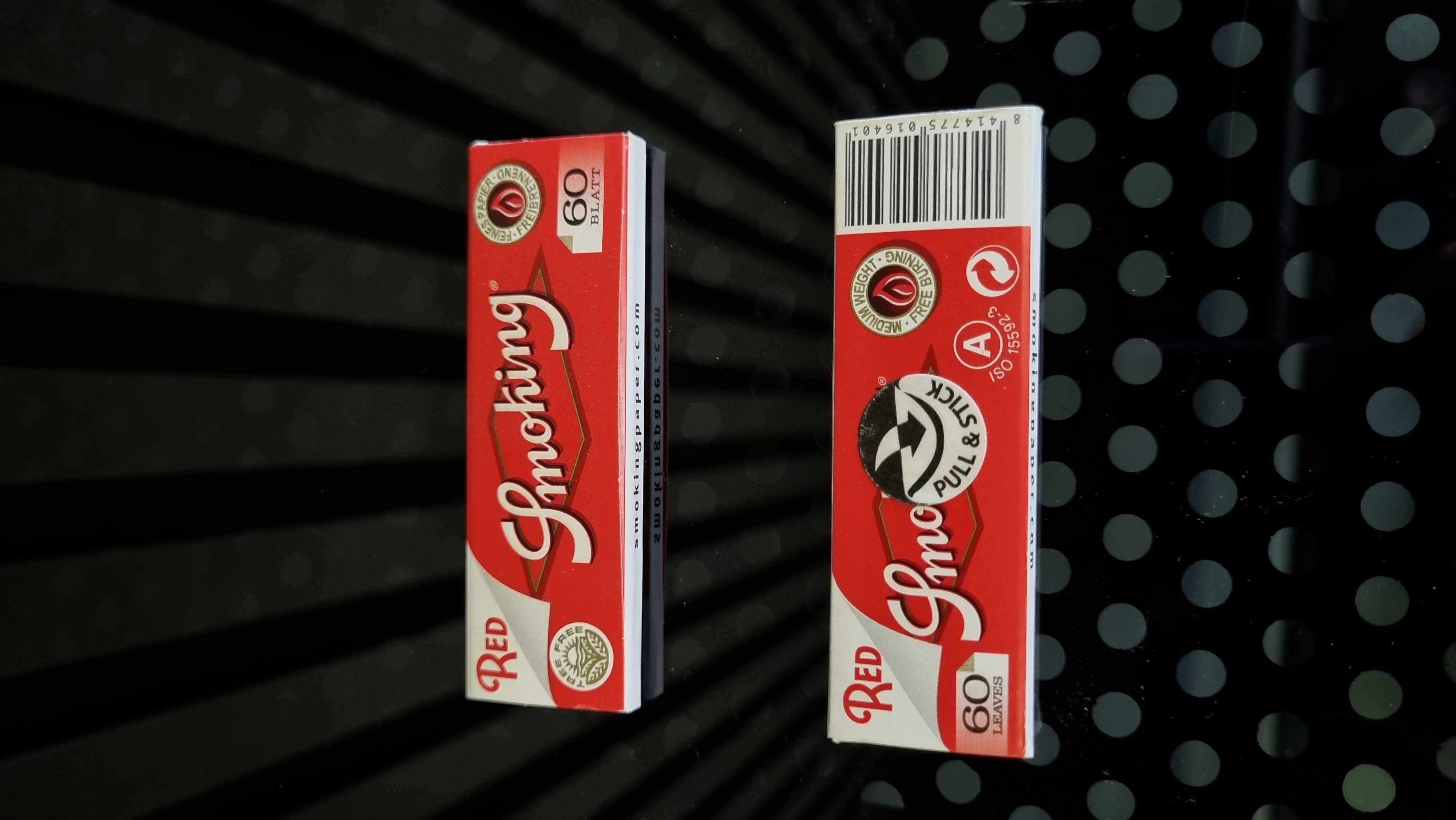 پیپر اسموکینگ قرمز 60 عددی برند SMOKING کوتاه
