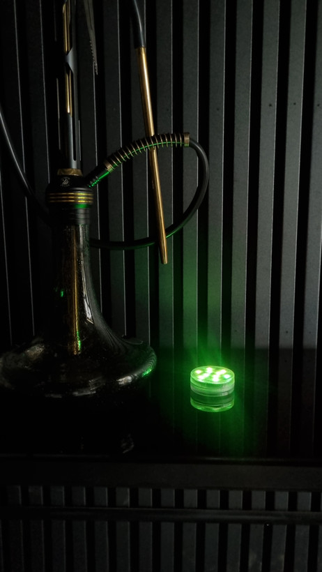 آرجی بی لامپ کف شیشه قلیان برند RGB LED کنترل دار- ال ای دی کنترلی