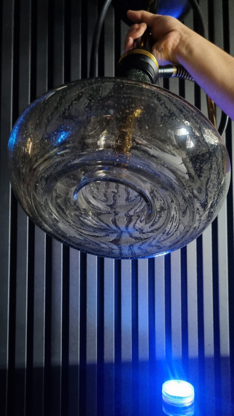 آرجی بی لامپ کف شیشه قلیان برند RGB LED کنترل دار- ال ای دی کنترلی