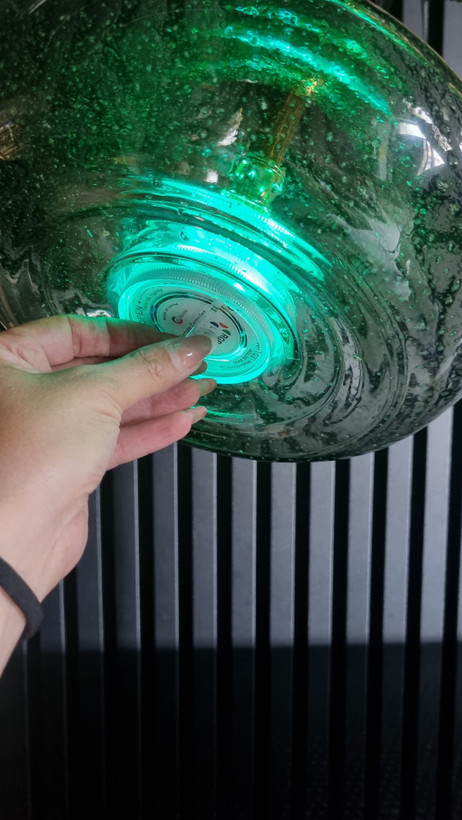 آرجی بی لامپ کف شیشه قلیان برند RGB LED کنترل دار- ال ای دی کنترلی