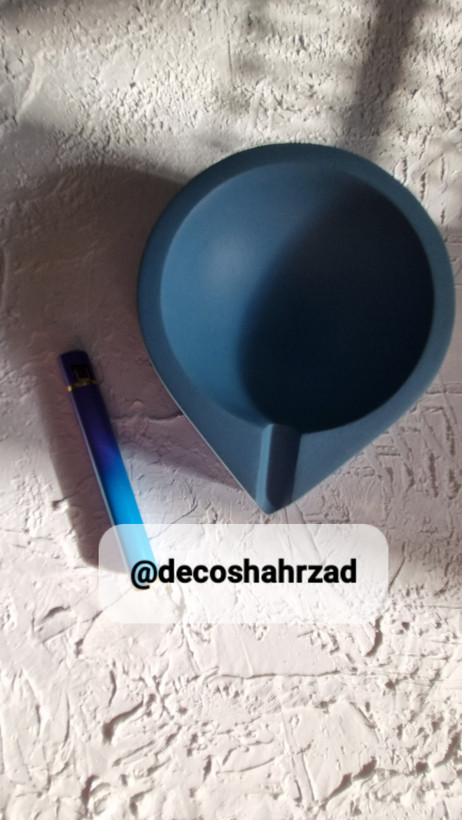 زیرسیگاری برند Decoshahrzad جنس سنگ مصنوعی
