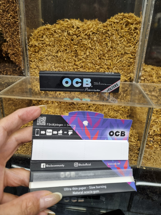 پیپر فیله دار برند OCB اسلیم بلند